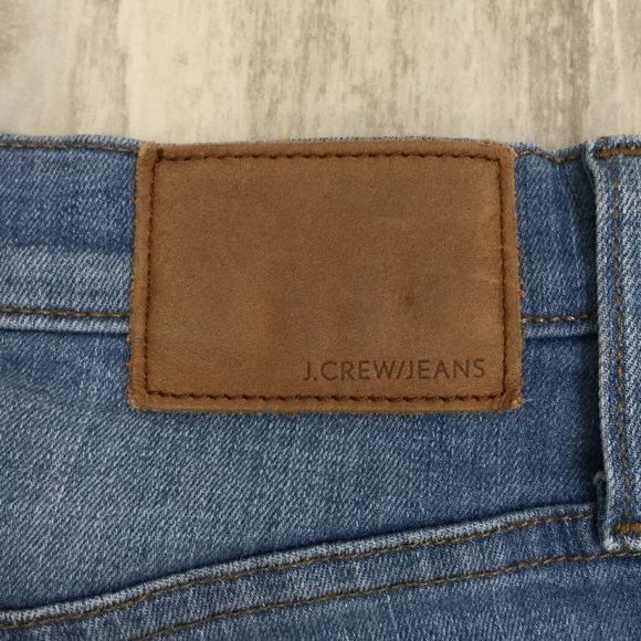 J. Crew High Rise Exposed Button Distressed Toothpick Jean 28 - Picture 8 of 13